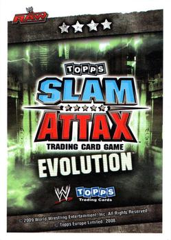 2010 Topps Slam Attax WWE Evolution - Finishing Moves #NNO Mark Henry Back