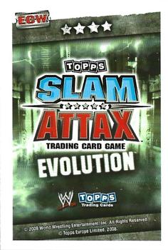 2010 Topps Slam Attax WWE Evolution - Finishing Moves #NNO Tommy Dreamer Back