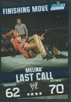 2010 Topps Slam Attax WWE Evolution - Finishing Moves #NNO Melina Front
