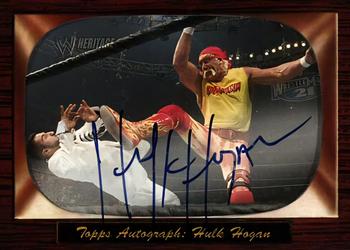2005 Topps Heritage WWE - Authentic Autographs #NNO Hulk Hogan Front