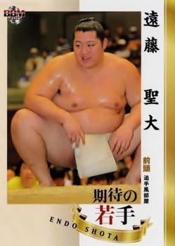 2015 BBM Sumo #75 Endo Shota Front