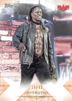 2020 Topps WWE Undisputed - Orange #21 R-Truth Front