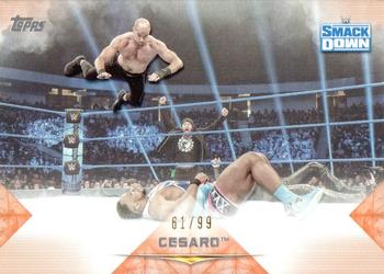 2020 Topps WWE Undisputed - Orange #32 Cesaro Front