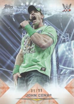 2020 Topps WWE Undisputed - Orange #76 John Cena Front
