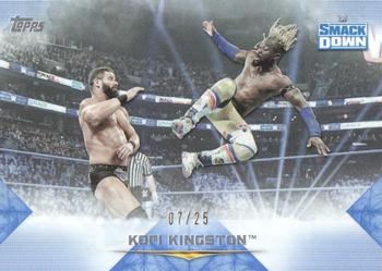 2020 Topps WWE Undisputed - Blue #38 Kofi Kingston Front
