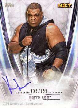 2020 Topps WWE Undisputed - Undisputed Autographs #A-LEE Keith Lee Front