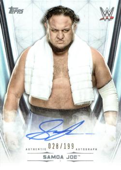 2020 Topps WWE Undisputed - Undisputed Autographs #A-SJ Samoa Joe Front