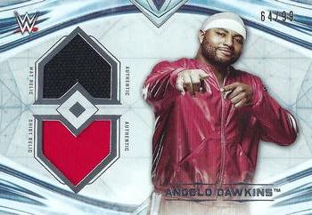 2020 Topps WWE Undisputed - Dual Relics #DR-AD Angelo Dawkins Front