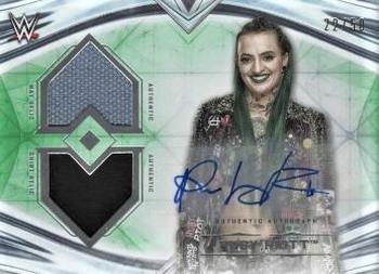 2020 Topps WWE Undisputed - Dual Relic Autographs Green #DRA-RB Ruby Riott Front