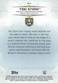 2020 Topps WWE Undisputed - Rob Schamberger Illustrations #RS-8 Toni Storm Back