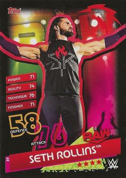 2020 Topps Slam Attax WWE Reloaded #39 Seth Rollins Front
