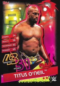 2020 Topps Slam Attax WWE Reloaded #41 Titus O'Neil Front