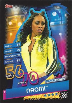 2020 Topps Slam Attax WWE Reloaded #76 Naomi Front