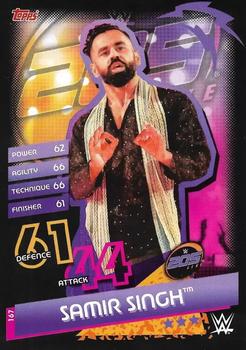 2020 Topps Slam Attax WWE Reloaded #167 Samir Singh Front