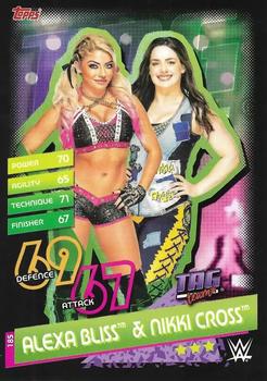 2020 Topps Slam Attax WWE Reloaded #185 Alexa Bliss / Nikki Cross Front