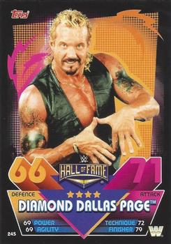 2020 Topps Slam Attax WWE Reloaded #245 Diamond Dallas Page Front