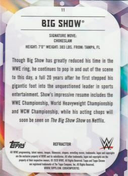2020 Topps Chrome WWE - Refractor #11 Big Show Back