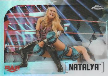 2020 Topps Chrome WWE - Refractor #44 Natalya Front