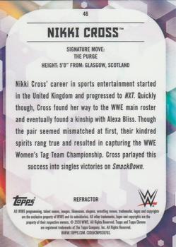 2020 Topps Chrome WWE - Refractor #46 Nikki Cross Back