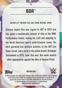 2020 Topps Chrome WWE - Refractor #73 Boa Back