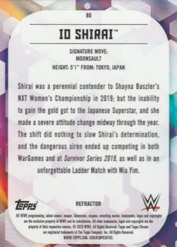 2020 Topps Chrome WWE - Refractor #80 Io Shirai Back