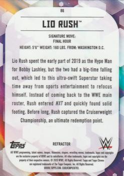 2020 Topps Chrome WWE - Refractor #86 Lio Rush Back