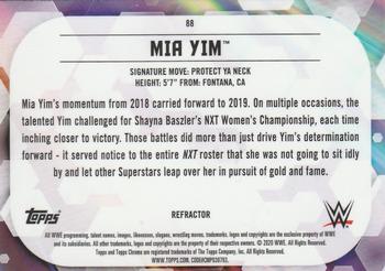 2020 Topps Chrome WWE - Refractor #88 Mia Yim Back