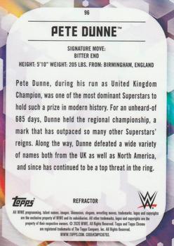 2020 Topps Chrome WWE - Refractor #96 Pete Dunne Back