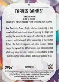 2020 Topps Chrome WWE - Refractor #99 Travis Banks Back
