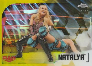 2020 Topps Chrome WWE - Gold #44 Natalya Front