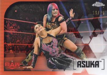 2020 Topps Chrome WWE - Orange #6 Asuka Front