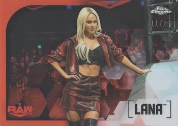 2020 Topps Chrome WWE - Orange #39 Lana Front