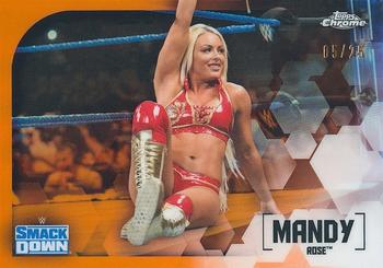 2020 Topps Chrome WWE - Orange #42 Mandy Rose Front