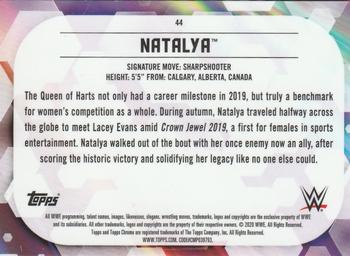 2020 Topps Chrome WWE - SuperFactor #44 Natalya Back
