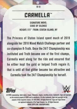 2020 Topps Chrome WWE - Base Image Variations #IV-9 Carmella Back