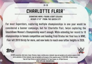 2020 Topps Chrome WWE - Base Image Variations #IV-10 Charlotte Flair Back