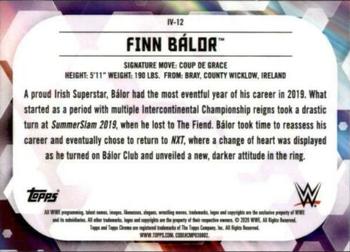 2020 Topps Chrome WWE - Base Image Variations #IV-12 Finn Bálor Back