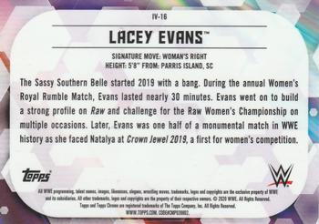2020 Topps Chrome WWE - Base Image Variations #IV-16 Lacey Evans Back