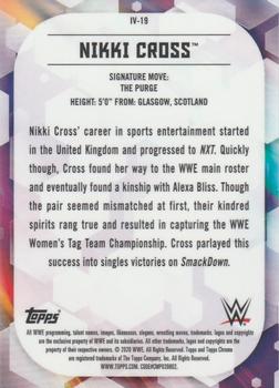 2020 Topps Chrome WWE - Base Image Variations #IV-19 Nikki Cross Back