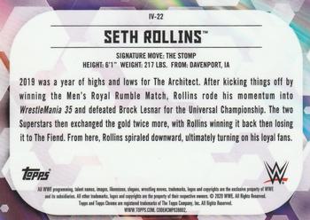 2020 Topps Chrome WWE - Base Image Variations #IV-22 Seth Rollins Back