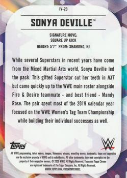 2020 Topps Chrome WWE - Base Image Variations #IV-23 Sonya Deville Back