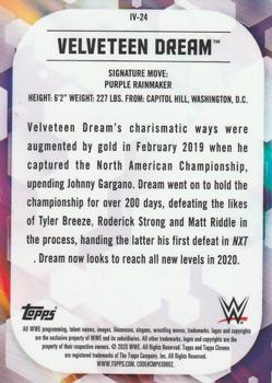 2020 Topps Chrome WWE - Base Image Variations #IV-24 Velveteen Dream Back