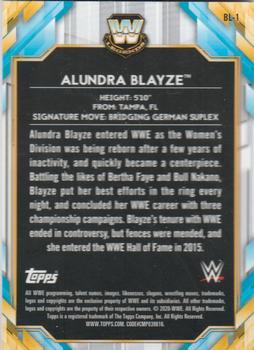2020 Topps Chrome WWE - Big Legends #BL-1 Alundra Blayze Back
