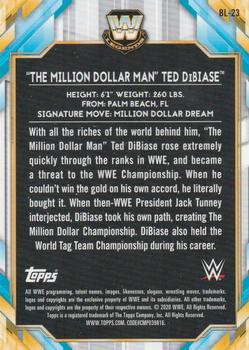 2020 Topps Chrome WWE - Big Legends #BL-23 Million Dollar Man Ted DiBiase Back