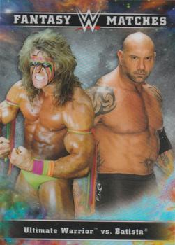 2020 Topps Chrome WWE - Fantasy Matches #FM-3 Batista / Ultimate Warrior Front