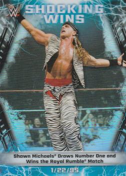 2020 Topps Chrome WWE - Shocking Wins #SW-4 Shawn Michaels Front
