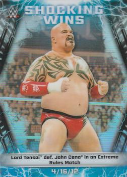 2020 Topps Chrome WWE - Shocking Wins #SW-16 Lord Tensai Front