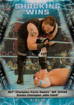 2020 Topps Chrome WWE - Shocking Wins #SW-23 Kevin Owens Front