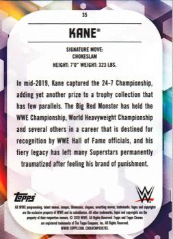 2020 Topps Chrome WWE - X-Fractor #35 Kane Back