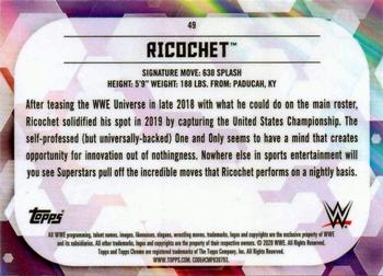 2020 Topps Chrome WWE - X-Fractor #49 Ricochet Back